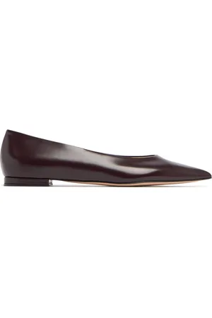 Gianvito Rossi 10mm Leather Ballerinas