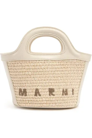 Marni Micro Tropicalia Raffia Effect Bag