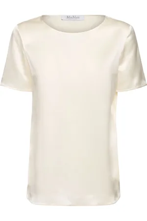 Max Mara Dida Silk Satin Top