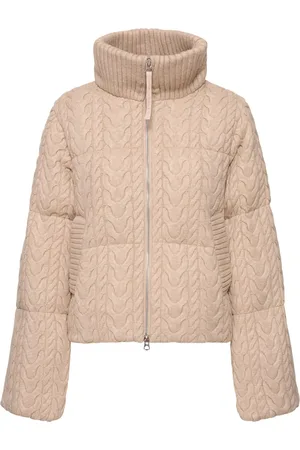 Varley Reggie Cable Knit Puffer Jacket