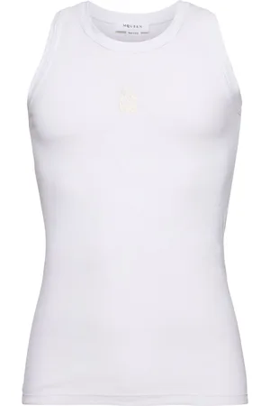 Alexander McQueen Logo Detail Jersey Tank Top