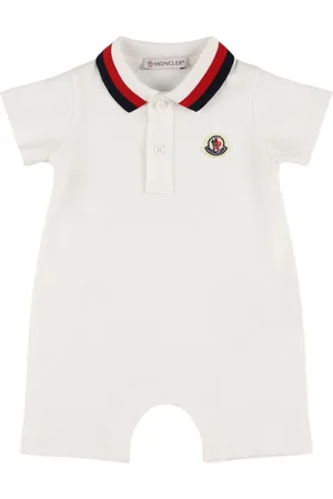 Moncler Tricolor Trimmed Cotton Romper