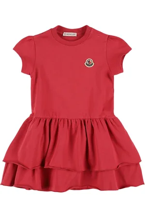 Moncler Logo Cotton Blend Dress