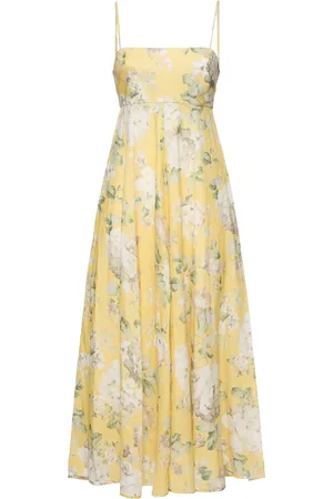 ZIMMERMANN Illuminate Picnic Linen Long Dress