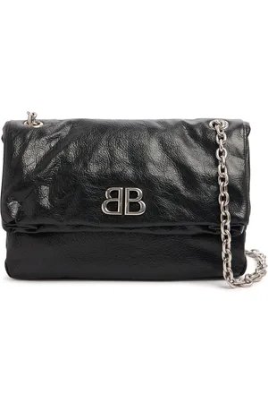Balenciaga Small Monaco Nylon Shoulder Bag