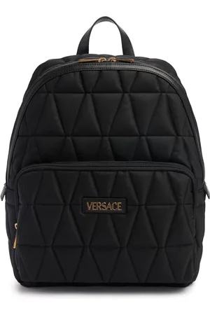 VERSACE Logo Nylon Backpack