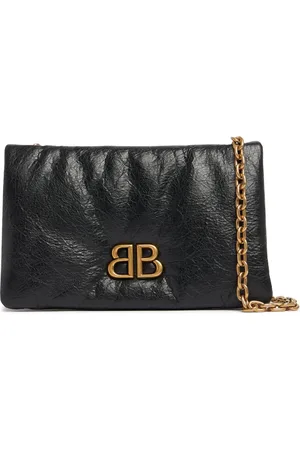 Balenciaga Nano Monaco Leather Shoulder Bag