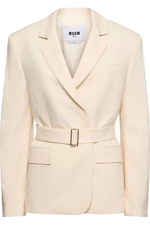 Msgm Double Breast Viscose Blend Blazer