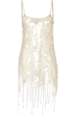 BLUMARINE Sequined Silk Mini Dress