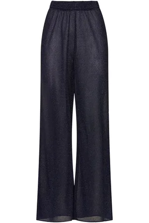Oseree Lumiere Lurex Straight Pants