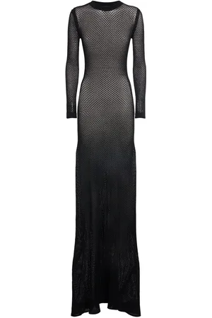 Tom Ford Fine Viscose Blend Crepe Long Dress