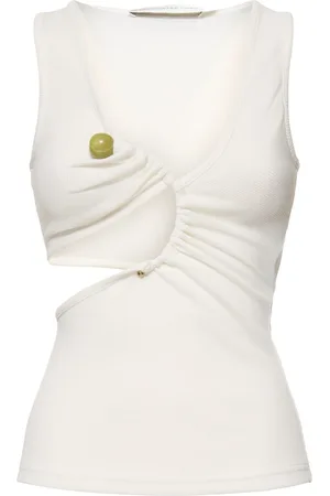 CHRISTOPHER ESBER Arc Stone Rib Tank Top