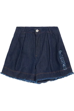 Lanvin Cotton Denim Shorts