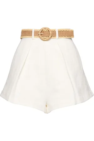 ZIMMERMANN Acacia Cotton Tuck Shorts