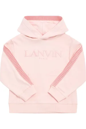 Lanvin Cotton French Terry Hoodie W/ Logo