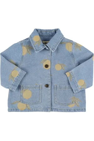 Konges Sløjd Lemon Print Cotton Denim Jacket