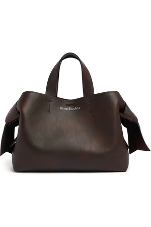 Acne Studios Musubi Soft Semi Shiny Leather Tote Bag