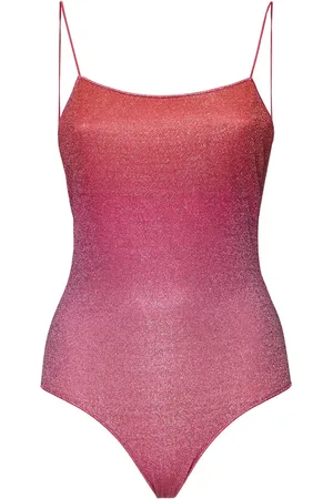 Oseree Lumiere Shade Lurex One Piece Swimwear
