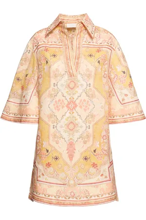 ZIMMERMANN Wylie Linen Mini Kaftan