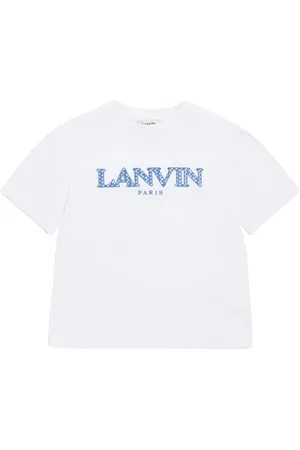 Lanvin Embroidered Cotton Jersey T-shirt