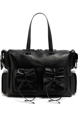 Acne Studios Multipocket Leather Tote Bag