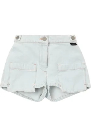 Aspesi Cotton Denim Mini Shorts