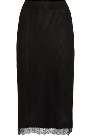 The Row Indira Silk Blend Midi Skirt