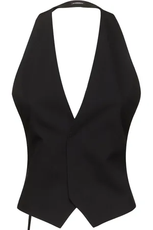 ANN DEMEULEMEESTER Monika Gabardine Vest
