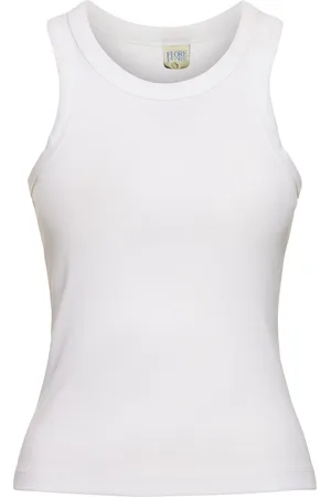 Flore Flore Hannah Tank Organic Cotton Rib Tank Top