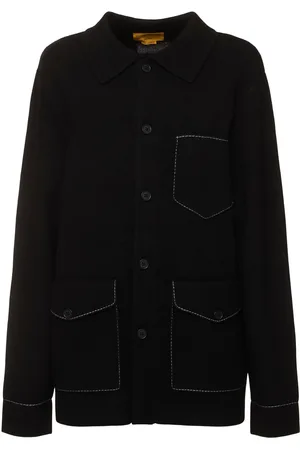 Guest In Residence Industry Knit Cashmere Shirt Jacket
