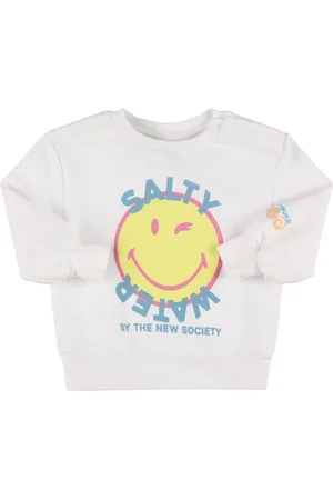The New Society Printed Cotton Blend Sweatshirt