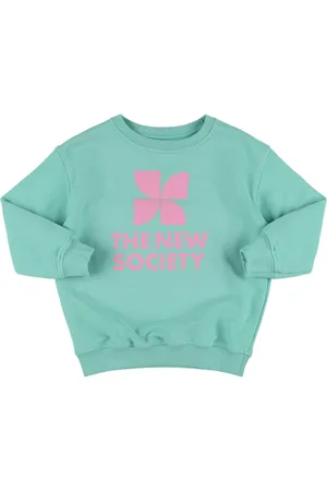 The New Society Printed Cotton Sweatshirt