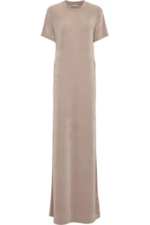 Ami Short Sleeved Jersey Long Dress