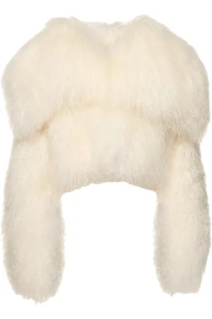The Attico Oversized Mongolian Fur Coat