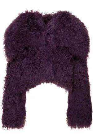The Attico Oversized Mongolian Fur Coat
