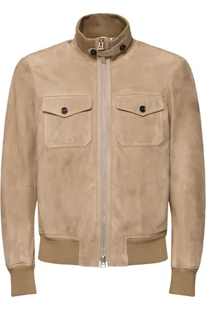 Tom Ford Suede Chest Pocket Bomber Jacket