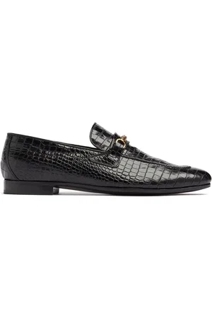 Tom Ford Croc Embossed Formal Loafers