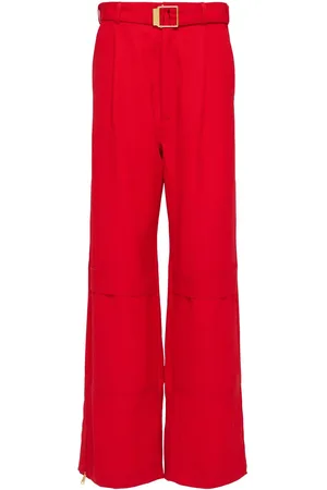Ami Fluid Wool Canvas Cargo Pants