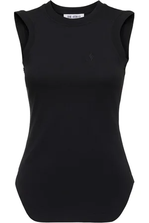 The Attico Reese Cotton Jersey Tank Top