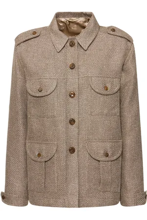 Blazé Milano Sahariana Linen Blend Jacket