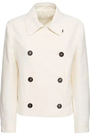Brunello Cucinelli Padded Cotton & Linen Jacket