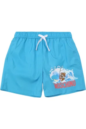 Moschino Printed Nylon Swim Shorts