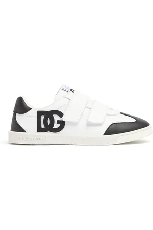 Dolce & Gabbana Leather Strap Sneakers