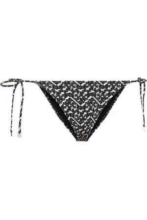 Tory Burch Printed String Bikini Bottoms