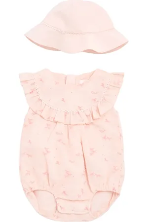 Chloé Printed Cotton Bodysuit & Hat