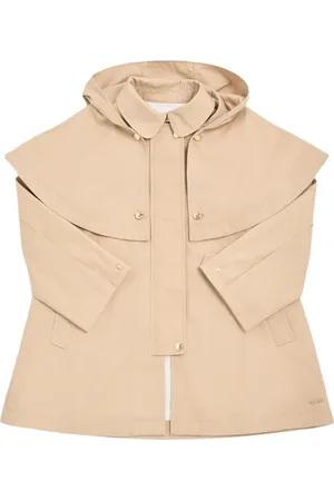 Chloé Cotton Gabardine Trench Coat W/ Hood