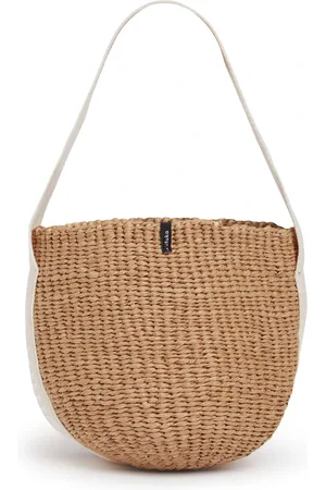 Chloé Raffia Effect Bag W/logo