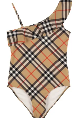 Burberry Check Print Lycra Swimsuit