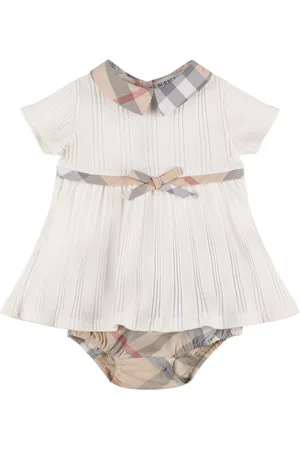 Burberry Jersey Dress & Check Diaper Cover