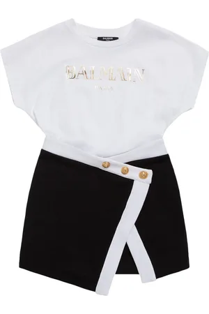 Balmain Logo Cotton Dress